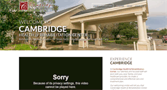 Desktop Screenshot of cambridgehealthcenter.com