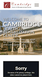 Mobile Screenshot of cambridgehealthcenter.com